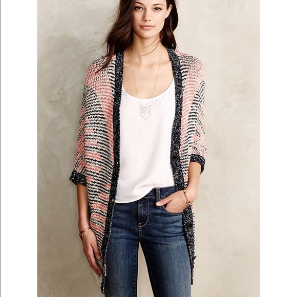 Anthropologie Moth Short Sleeve Cardigan Size S Anthropologie Moth Short Sleeve Cardigan Size S